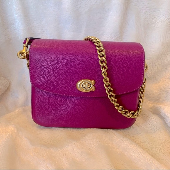 💜Coach - Cassie Crossbody 19 - Deep Plum💜 - Picture 2 of 9